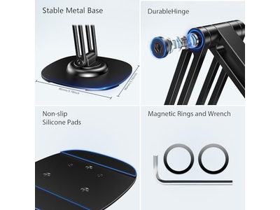 360 graden draaibare metalen basis Opvouwbare mobiele telefoonstandaard