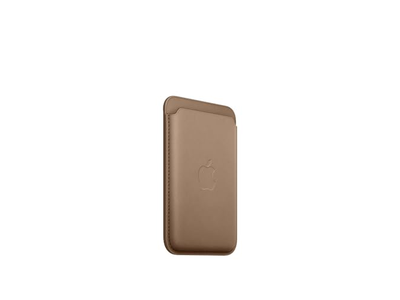 Fijngeweven Portemonnee met MagSafe - Taupe
