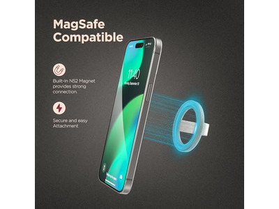 Magnetische telefoongreephouder met siliconen vingerlusring