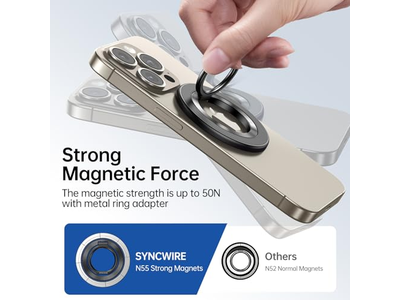 Magnetische telefoonringhouder voor MagSafe mobiele telefoongreepstandaard