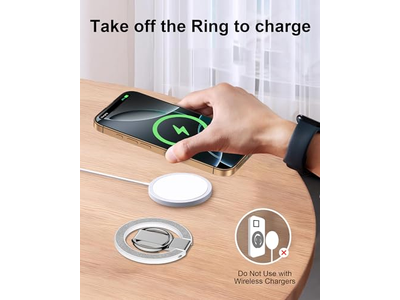 Magnetische telefoonstandaard met ringhouder en verstelbare standaard