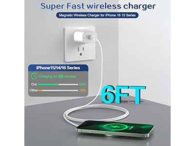 Magnetische draadloze oplader voor iPhone Draadloos opladen