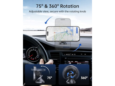 MagSafe Autohouder 360 Rotatie Magnetische Telefoonhouder