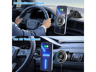 MagSafe auto-oplader Auto-uitlijning telefoonhouder