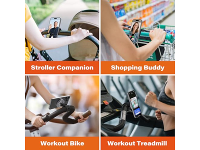 Telefoonhouder voor Peloton Bike Loopband Kinderwagen Telefoonhouder