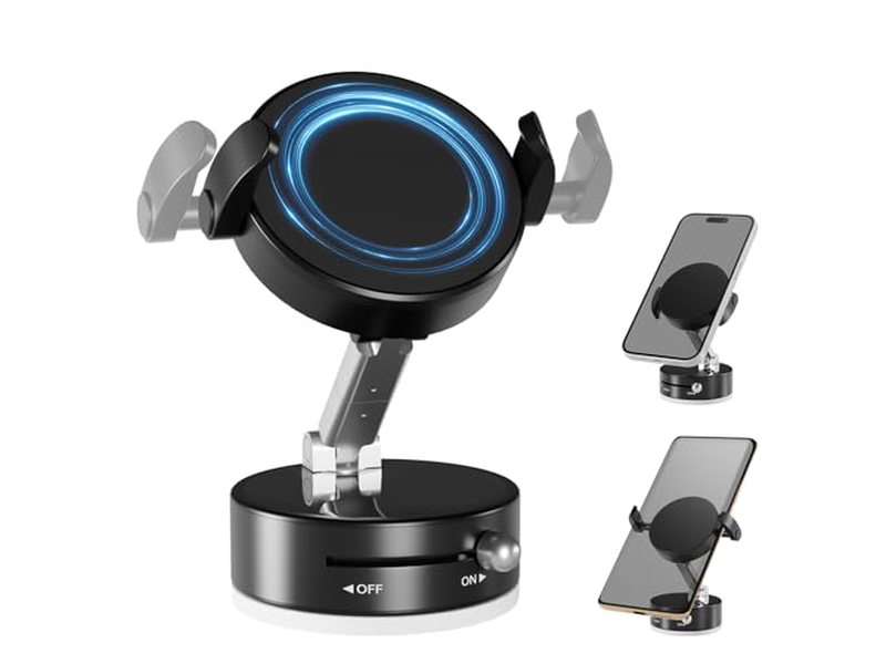 Vacuüm magnetische telefoonhouder met klem