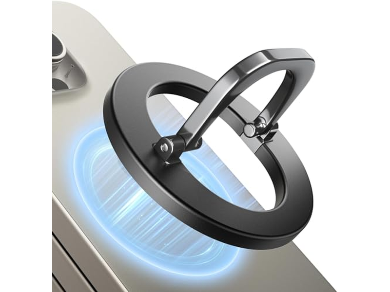 Verstelbare magnetische telefoonringhouder Afneembare vingertelefoonring