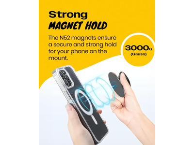 Magnetische telefoongreep - MagSafe-compatibel Doorschijnend slank lichtgewicht