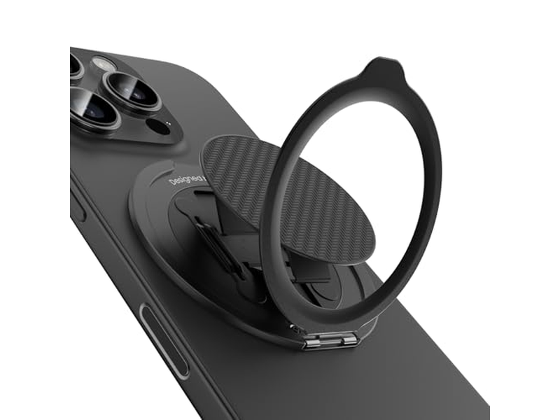 Magnetische telefoongreep en standaard met 360 graden rotatie voor smartphones