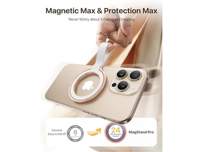Magnetische telefoongreephouder en standaard voor MagSafe-compatibel apparaat