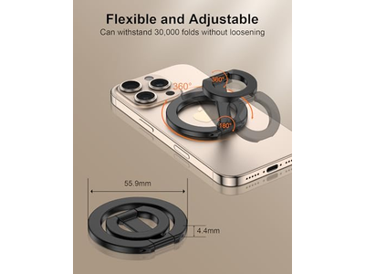 Magnetische telefoongreephouder met verstelbare standaard voor smartphones