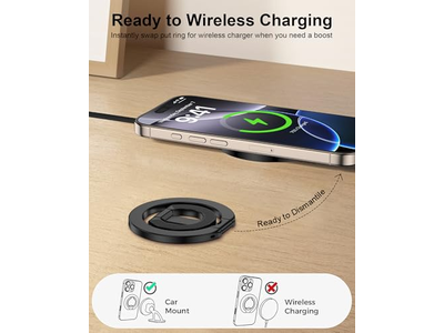 Magnetische telefoongreephouder met verstelbare standaardlus voor Smartpho