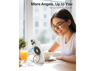 Magnetische telefoongreep Ringhouder Standaard Compatibel met iPhone en Andro