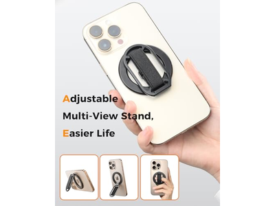 Magnetische telefoongreep met verstelbare vingerringstandaard voor MagSafe