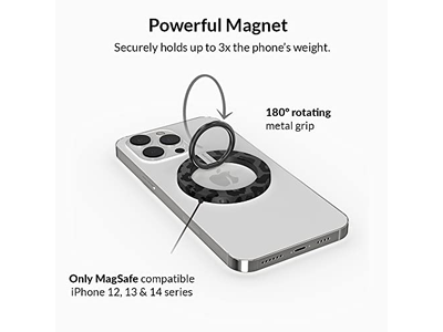 Magnetische telefoongreep met verstelbare standaard - verwijderbare accessoires voor