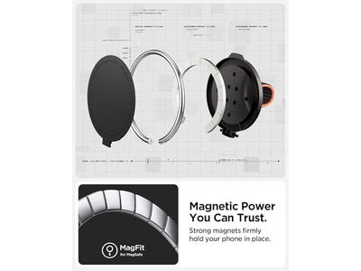 Magnetische telefoonhoudergreep met vingerriemlus voor MagSafe-apparaten