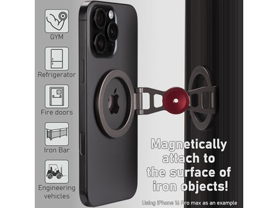 Magnetische telefoonstandaard en Fidget Spinner - Dubbele zijhouderring