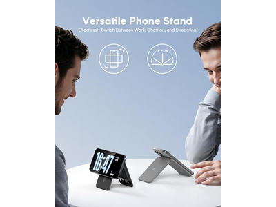 Magnetische portemonnee voor iPhone met verstelbare standaard en kaarthouder