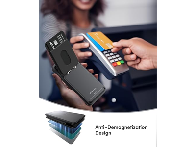 Magnetische portemonnee voor iPhone met verstelbare standaard en kaarthouder