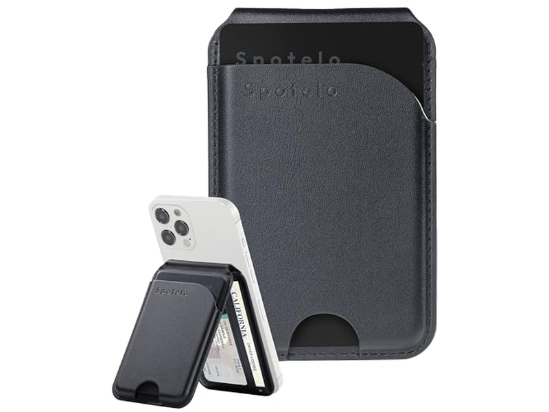 Magnetische portemonnee voor iPhone met verstelbare standaard en RFID-blokkering