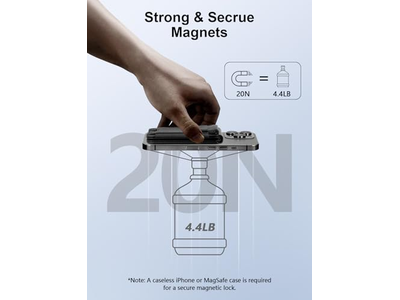 Magnetische portemonnee voor iPhone Werkt met Find My verstelbare standaard 9 Ca