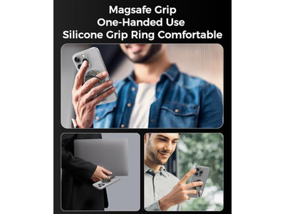 Telefoongreep met magnetische ring en 360 graden rotatie voor alle telefoons
