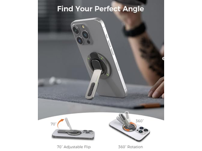 Telefoongreep met magnetische ring en 360 graden rotatie voor alle telefoons