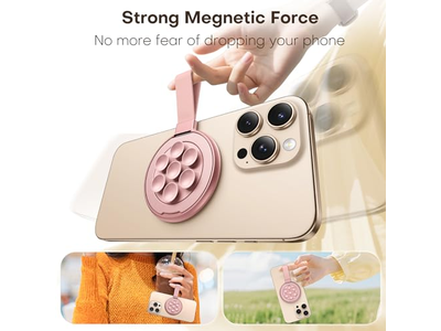 Universele magnetische zuig-telefoongreep - 360 graden roterende handsfree houder